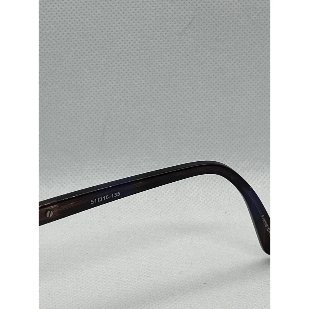 Vavoom Eyeglasses Frames Designer‎ Rhinestone Accent Iris Demi 8071